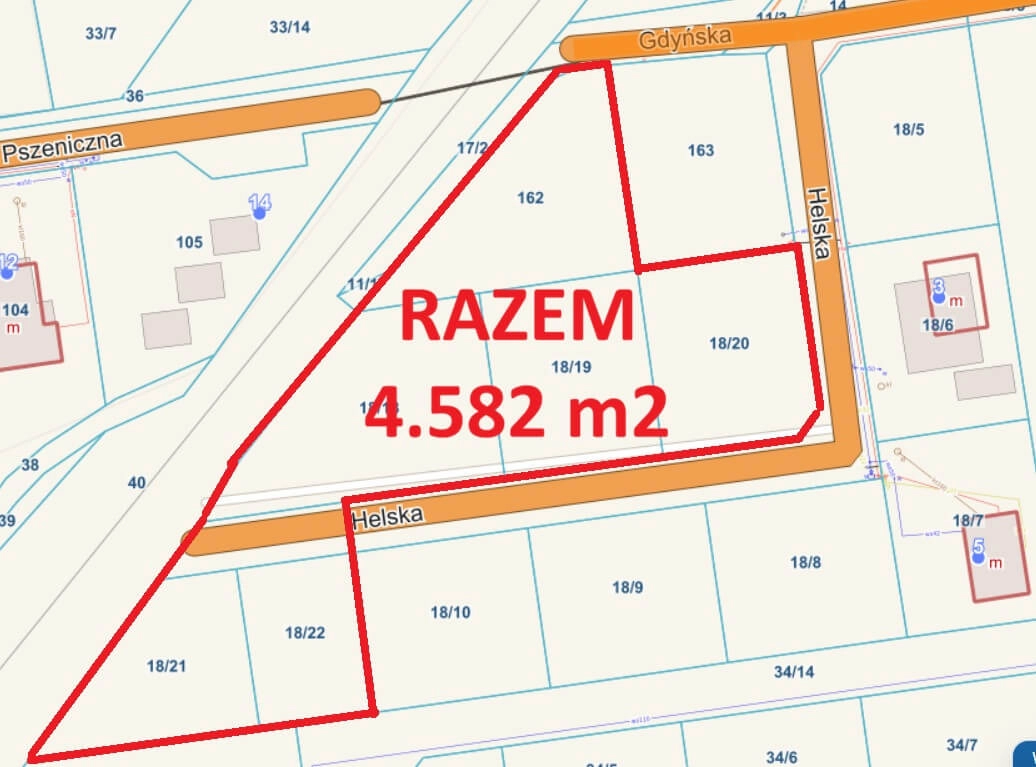 Kompleks 7 działek we Władysławowie