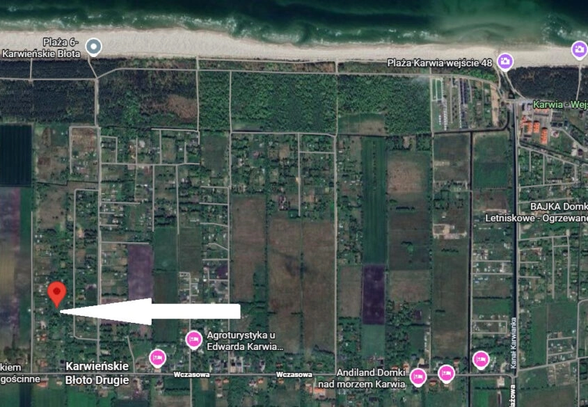 Dwie działki blisko morza