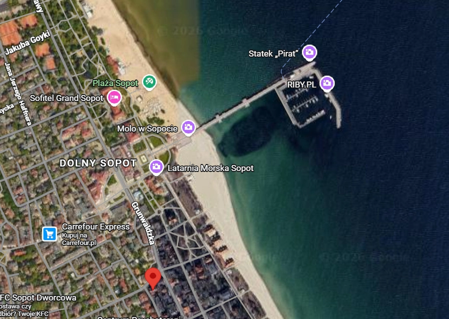 Sopot dolny 300m od  plaży,   3 pok. do remontu