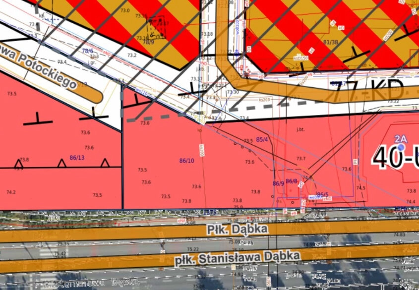Działka usługowa w świetnej lokalizacji przy Dąbka
