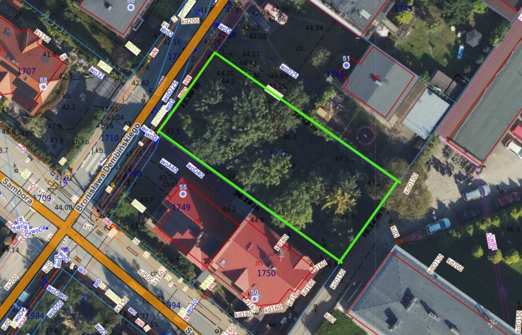 Działka budowlana, uzbrojony teren.