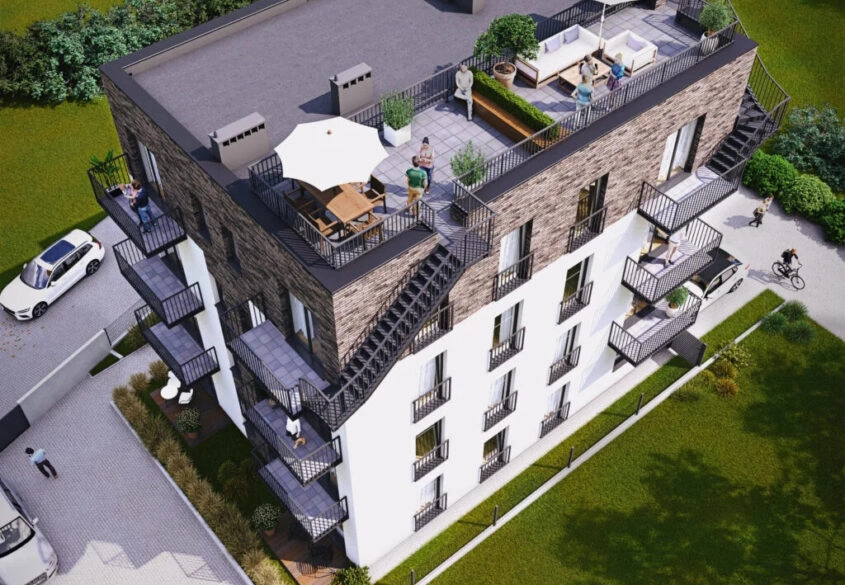 Nowy apartament na Helu, pow. 70m2, duży taras