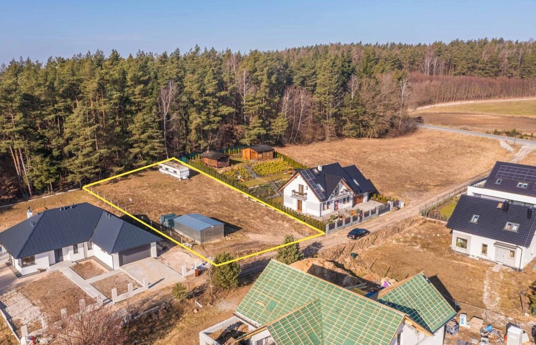 Furtka do lasu! | woda, prąd na działce | MPZP