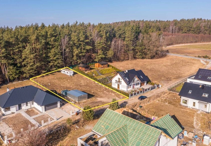 Furtka do lasu! | woda, prąd na działce | MPZP