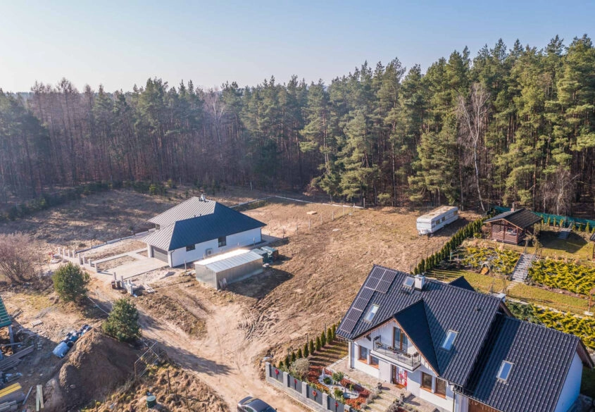 Furtka do lasu! | woda, prąd na działce | MPZP