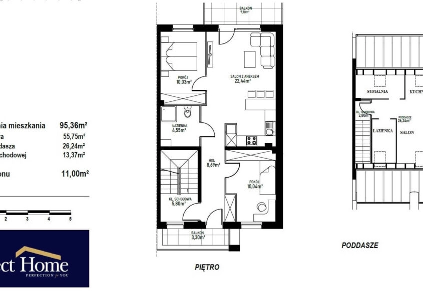Dwa mieszkania w cenie jednego na 2 poziomach