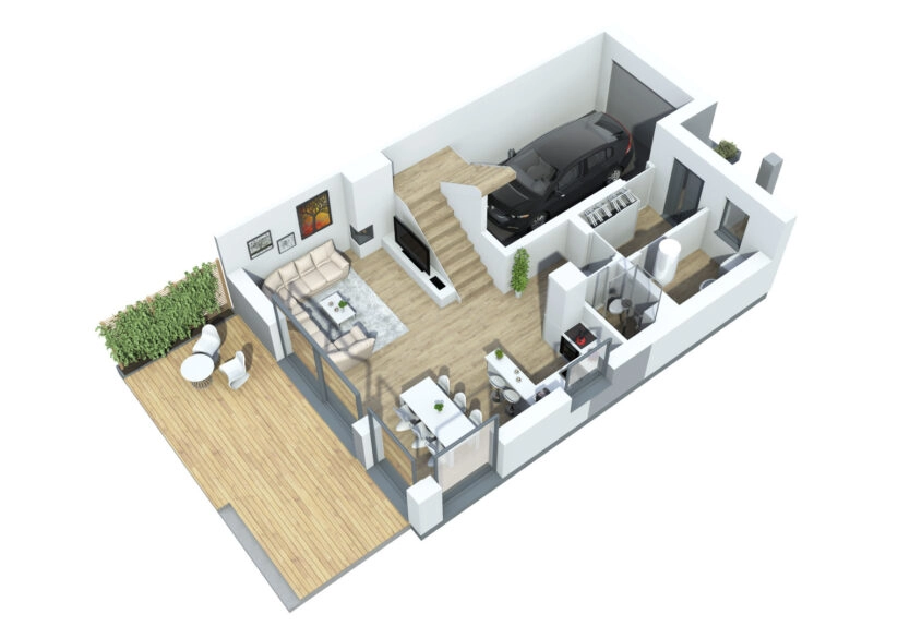 Nowy dom bliźniak ok. 25min do Gdańska