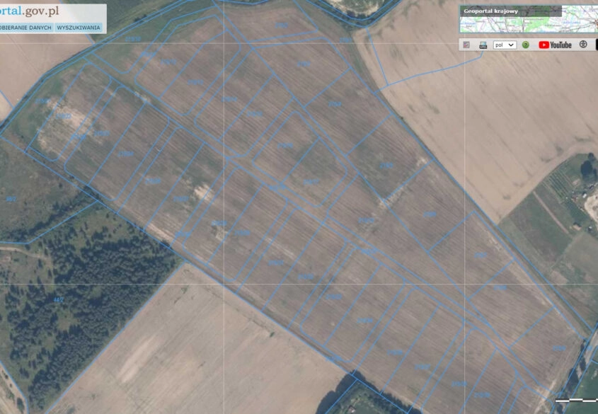 Działki przemysłowo-usługowe -pow. 3000m2 i więcej