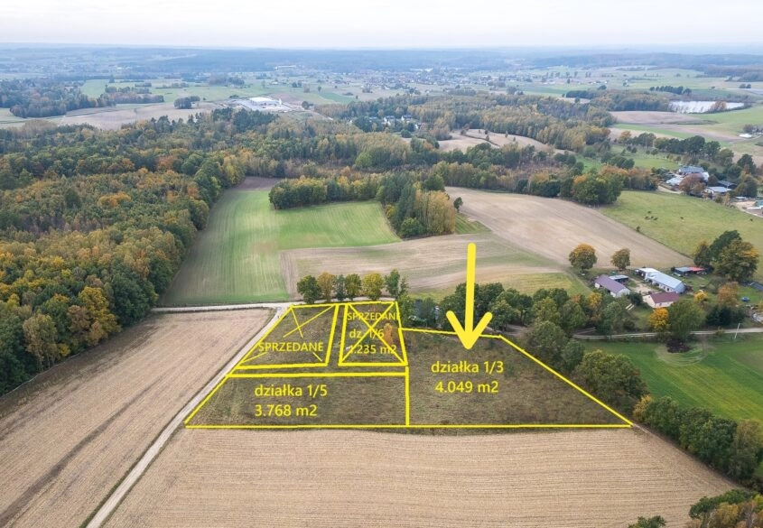 DZIAŁKI W OKOLICY BYTOWA