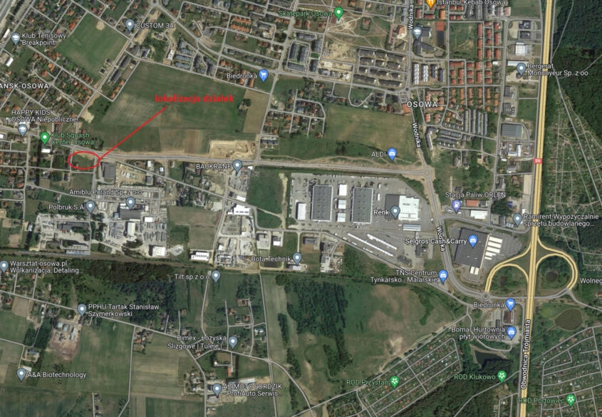 Działki mieszkaniow-usługowa/WSZYSTKIE MEDIA/Osowa