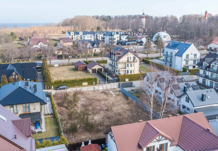 Działka- projekt &pozwolenie na budowę- 700m plaża