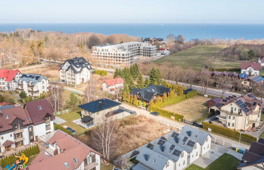 Działka- projekt &pozwolenie na budowę- 700m plaża