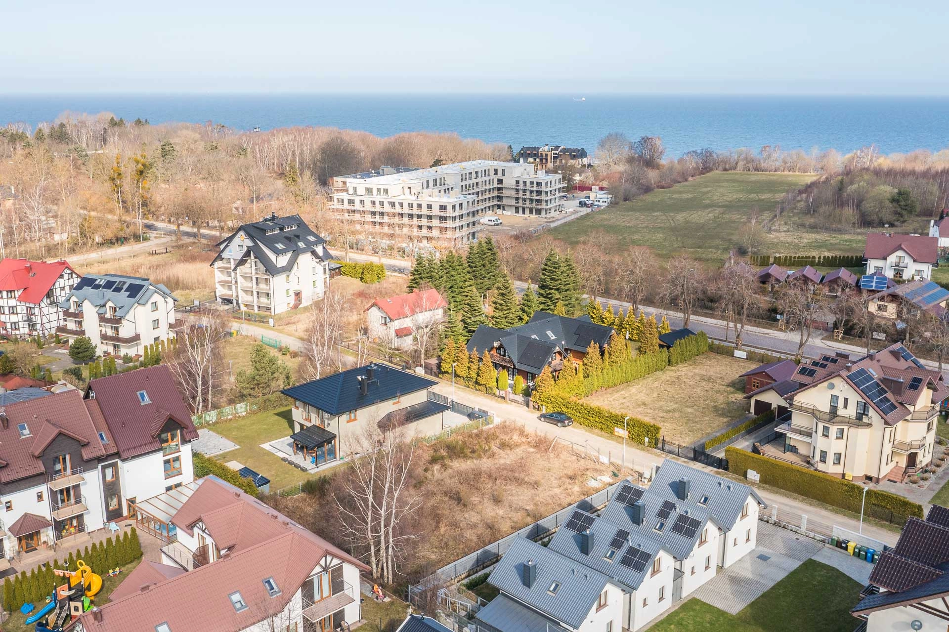 Działka- projekt &pozwolenie na budowę- 700m plaża