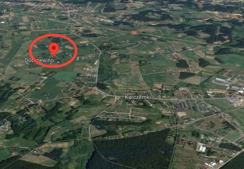 Działka w Dobrzewinie, 1.203 m2, pod budowę domu