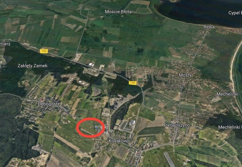 1 hektar (2 działki) w Dębogórzu gm. Kosakowo