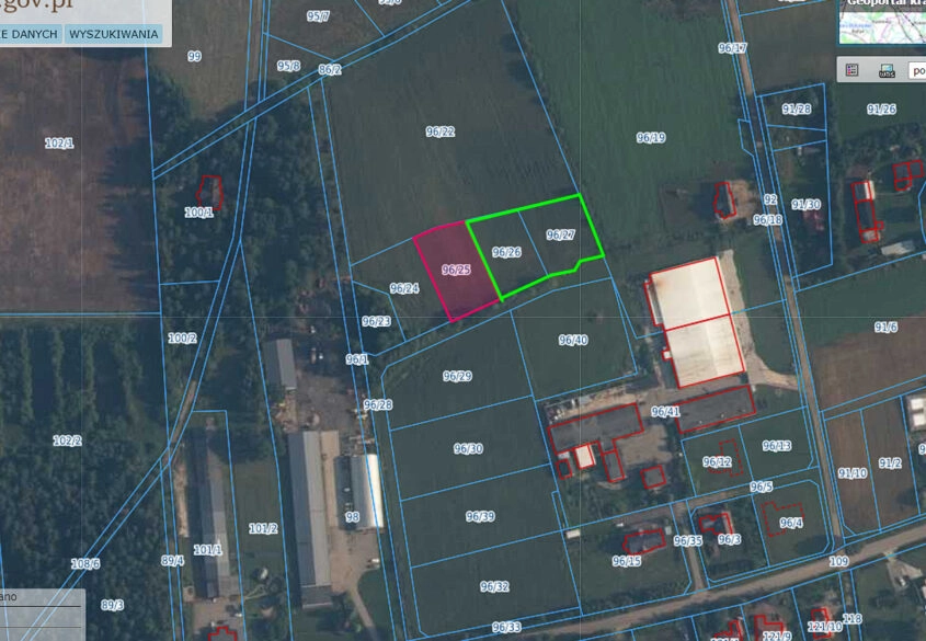 Budowlana | Prostokątna | Płaska | 1430m2