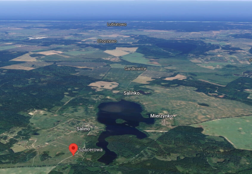 Działka nad Jeziorem Salino