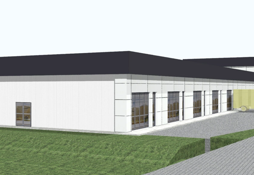 działka handlowo-usługowa z pozwoleniem na budowę