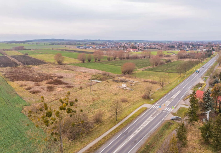 DZIAŁKA  Z MPZP - MN.U / PRZY DRODZE 91!