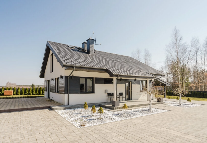 Potęgowo- dom plus hala usługowa