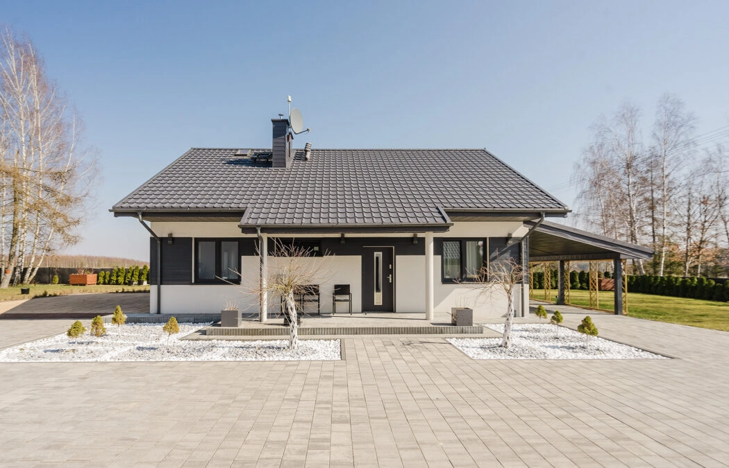 Potęgowo- dom plus hala usługowa