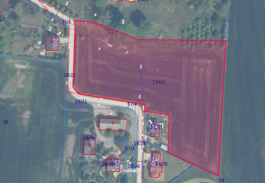 Gotowiec pod budowę 6 budynków jednorodzinnych