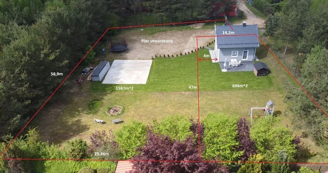 Ucieczka od zgiełku – dom w lesie 200 m do jeziora