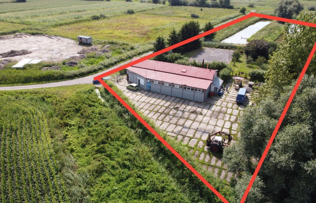 Hala magazynowa koło S7 koło Elbląga