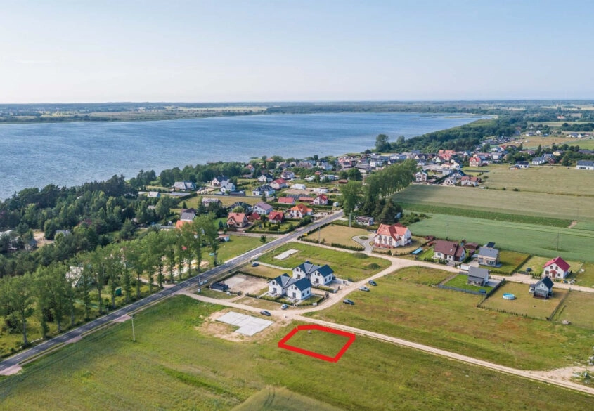 Działka 1012 m2 Lubkowo, nad j. Żarnowieckim