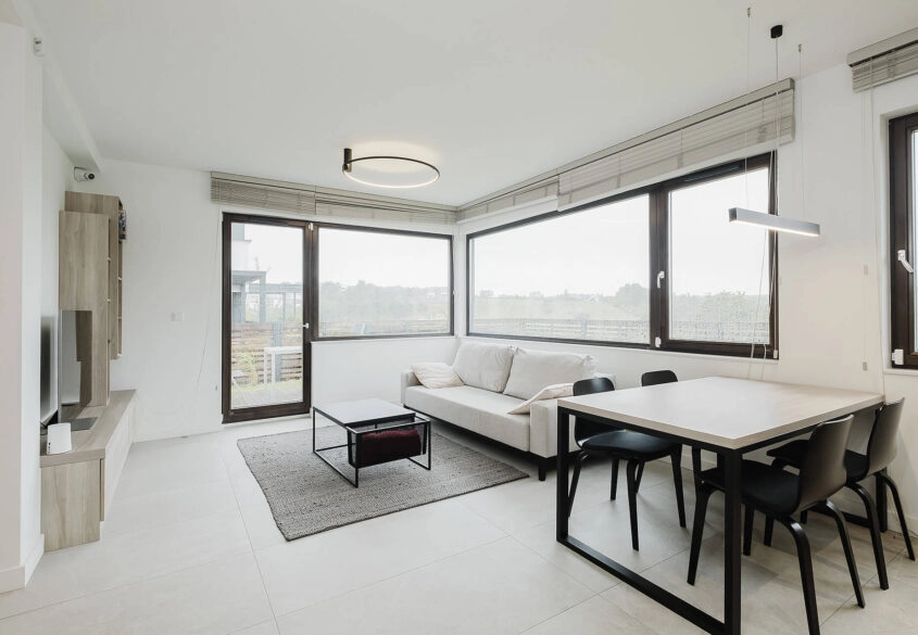 Nowoczesny, dwupoziomowy apartament w Mechelinkach