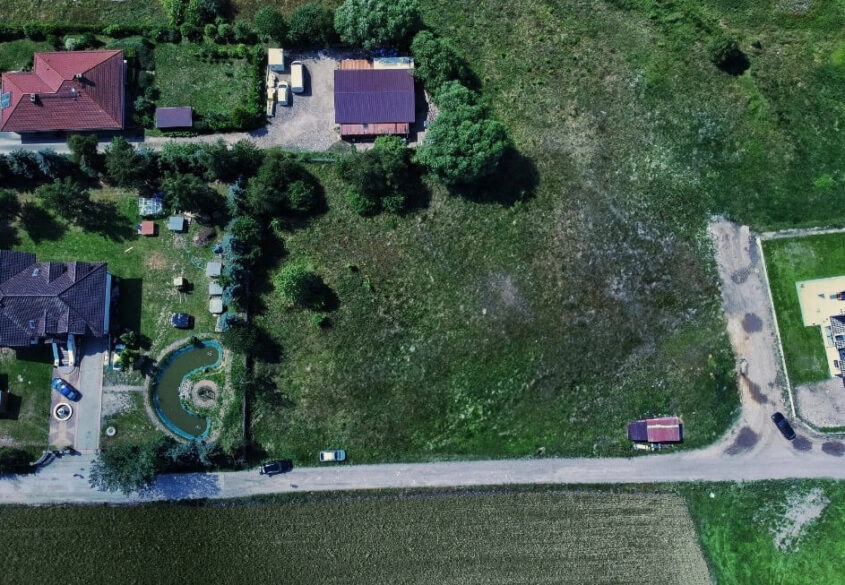 Działka w Dobrzewinie, 1.203 m2, pod budowę domu