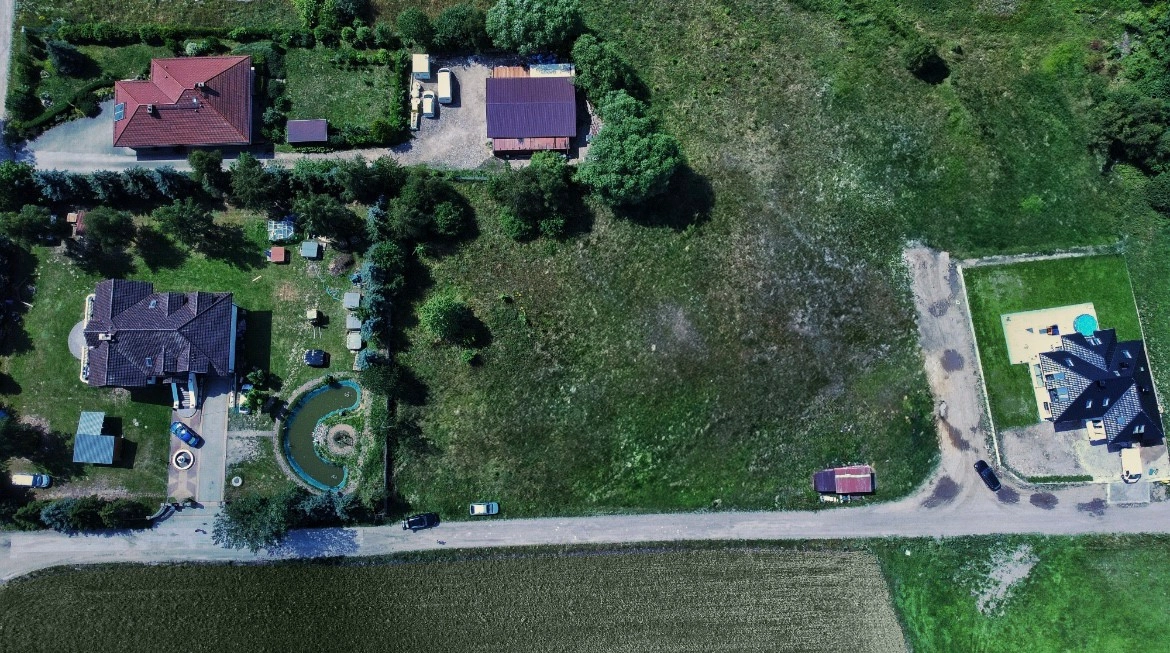 Działka w Dobrzewinie, 1.203 m2, pod budowę domu