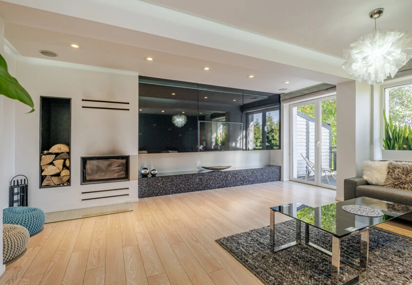 Kiełpino Górne- nowoczesny bliźniak/2 garaże/ogród