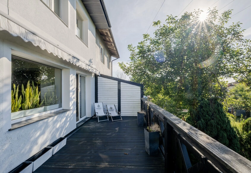 Kiełpino Górne- nowoczesny bliźniak/2 garaże/ogród