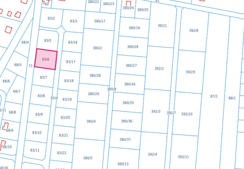 Działka pod zabudowę mieszkaniową