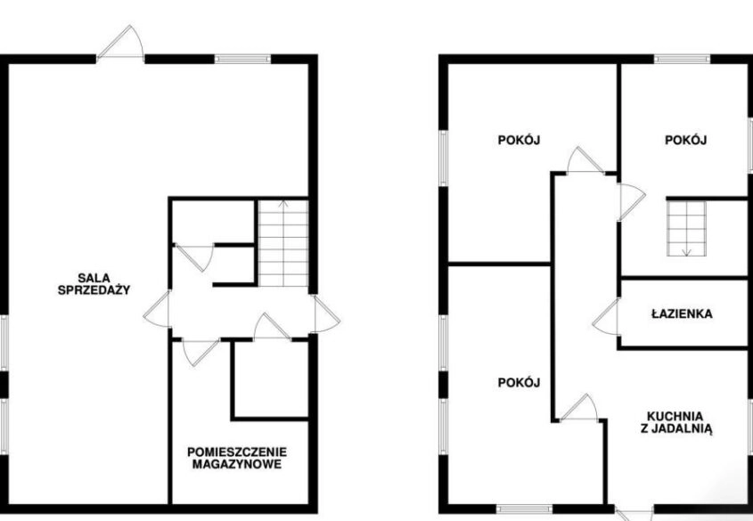 Dom mieszkalno-usługowy przy głównej drodze