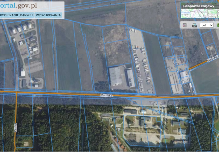 Działka inwestycyjna pod halę magazynową