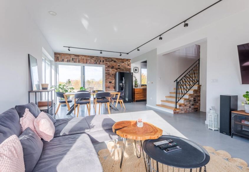 Dom w stylu domów pasywnych, gruntowa pompa ciepła