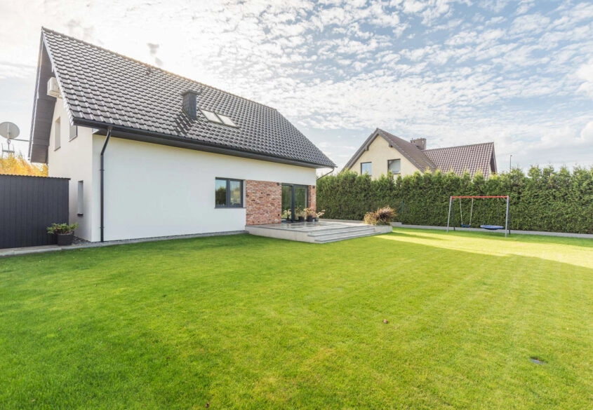 Dom w stylu domów pasywnych, gruntowa pompa ciepła