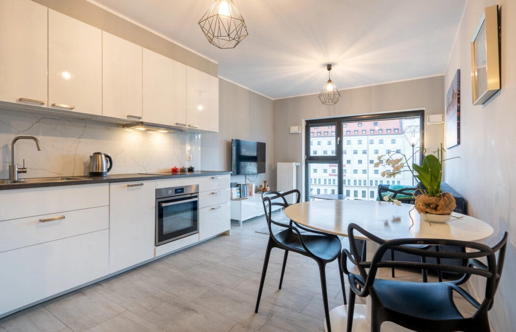 Rezydencja Wintera z widokiem na Motławę