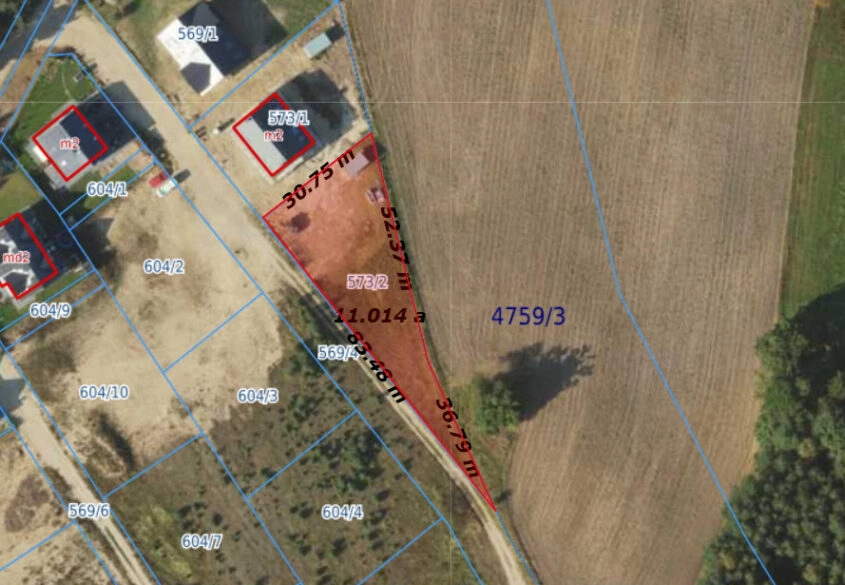 Budowlana kod MNU | Gaz prąd woda | Wyrównana