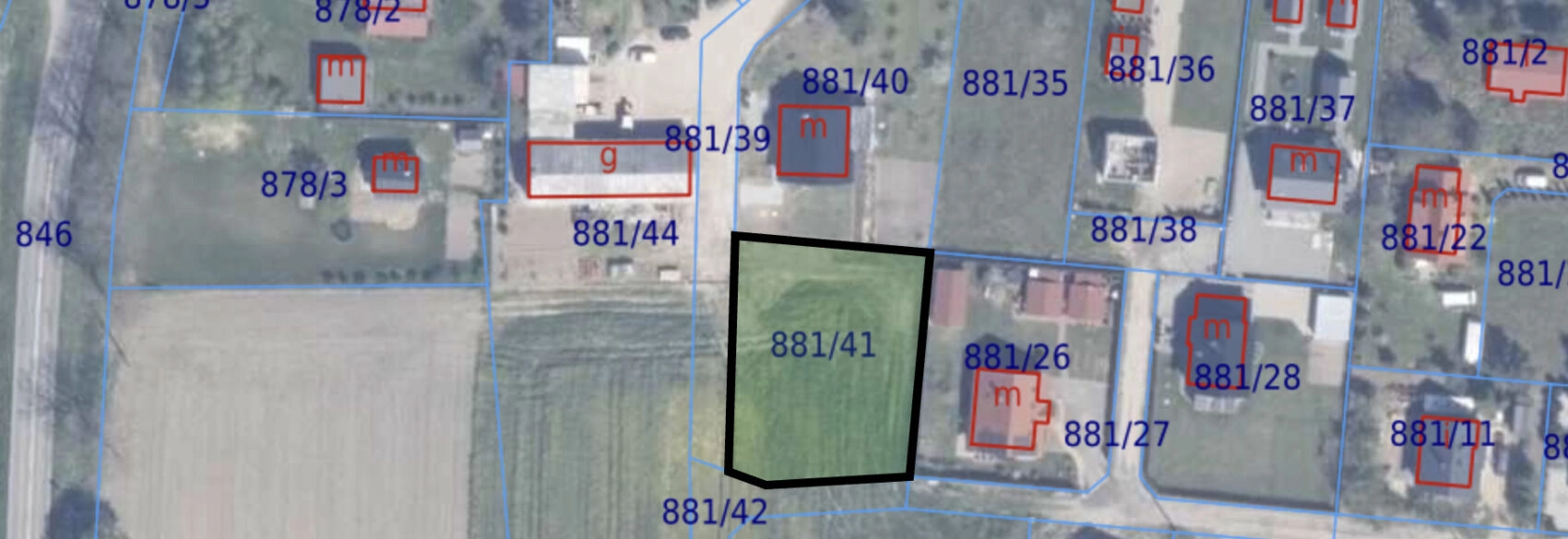 Działka budowlana 1067m2 w Stegnie, prąd woda