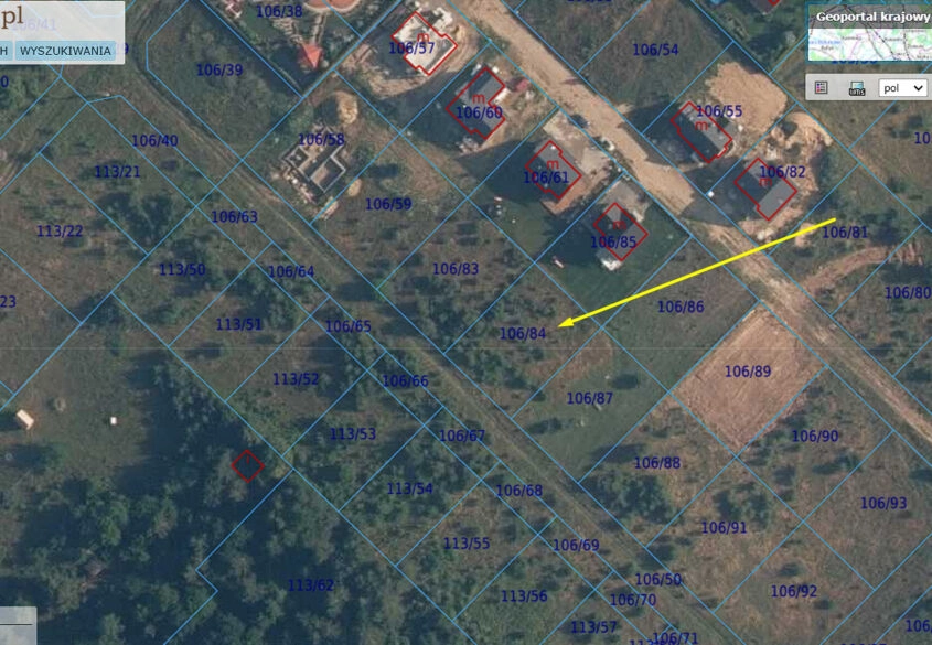 Woda I Prąd | 800m Od Jeziora | Prostokątna