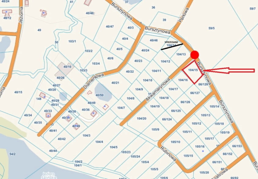 Działka nad jeziorem Salińskim