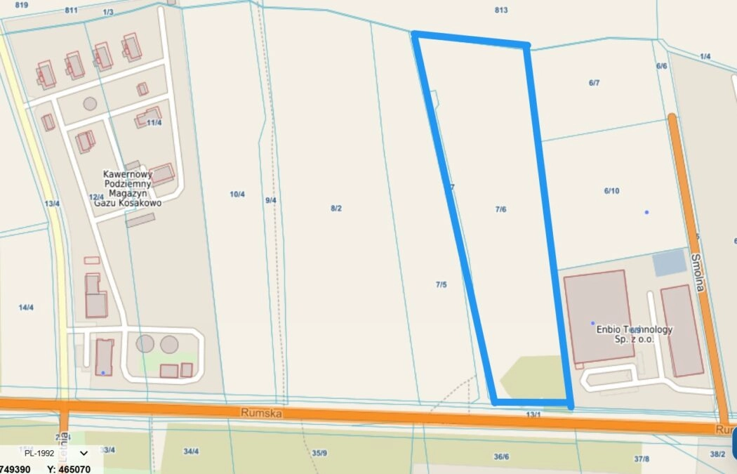 Działka inwestycyjna/ usługowa