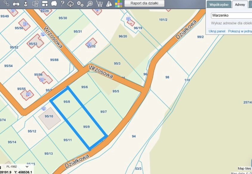 Działka pod dom 5 min od jeziora