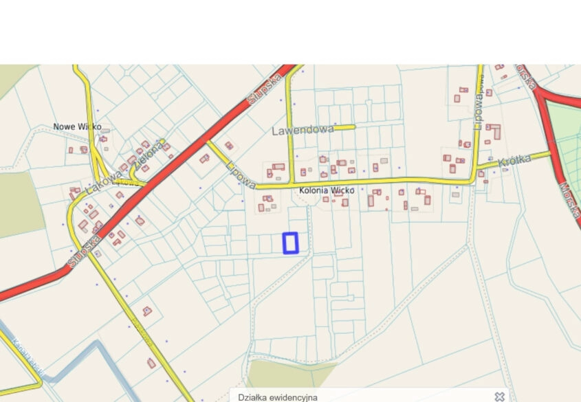 Malowniczo położna działka w Wicku