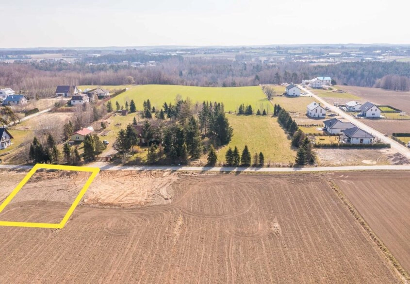 Działka z PNB domu dwulokalowego! Prostokątna