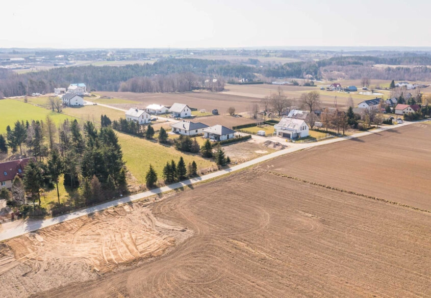 Działka z PNB domu dwulokalowego! Prostokątna