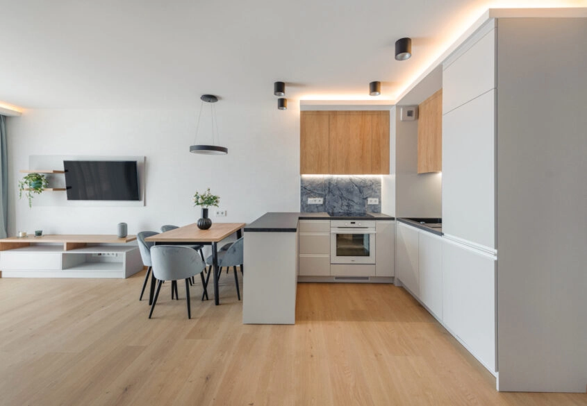 Apartament wykończony i umeblowany